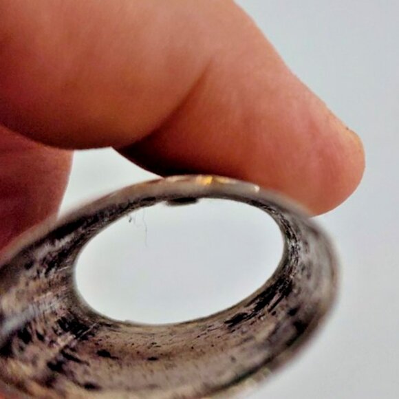 Vintage 1970s Owl Enamel Metal Bic Lighter Case Sleeve Hippie Boho Style - Picture 4 of 6